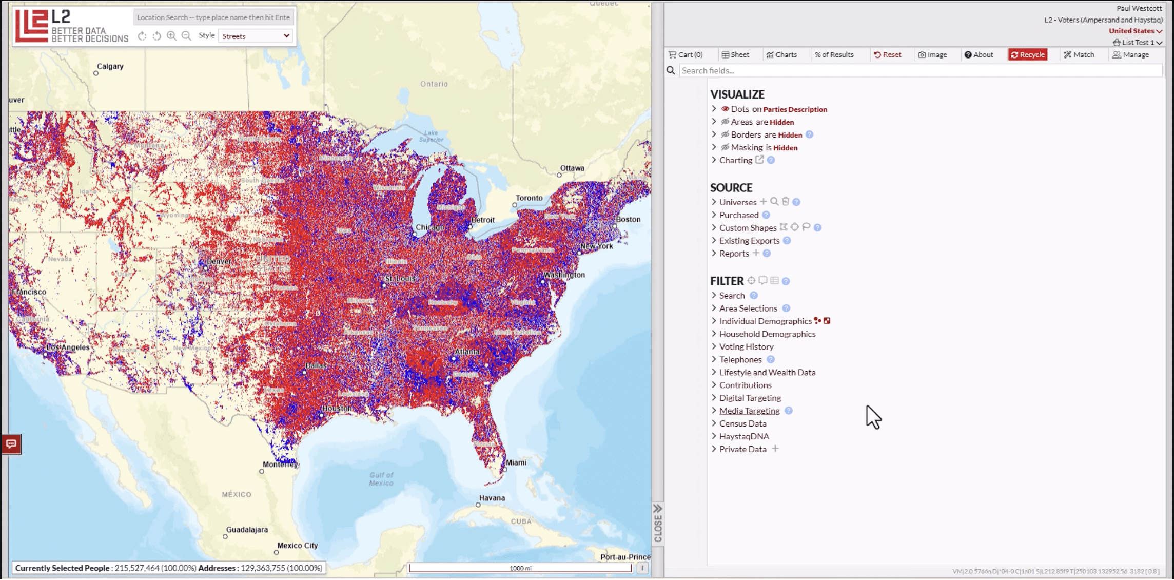 Keeping your L2 DataMapping account organized